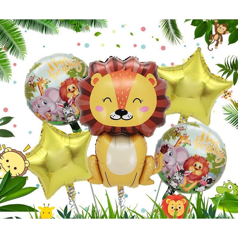 Set complet baloane Jungle Party
